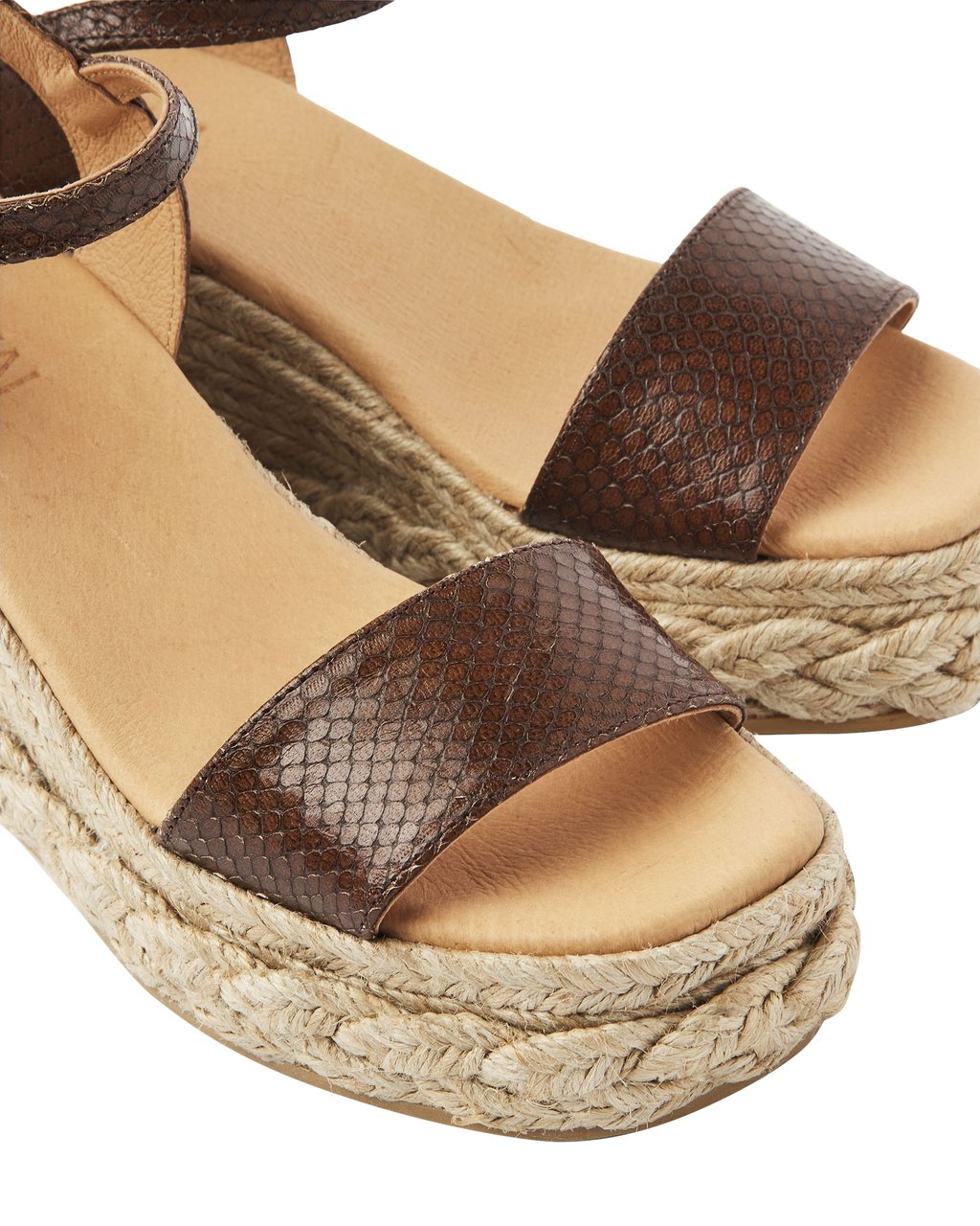 VIA VAI Capri Neva Espadrilles Bruin