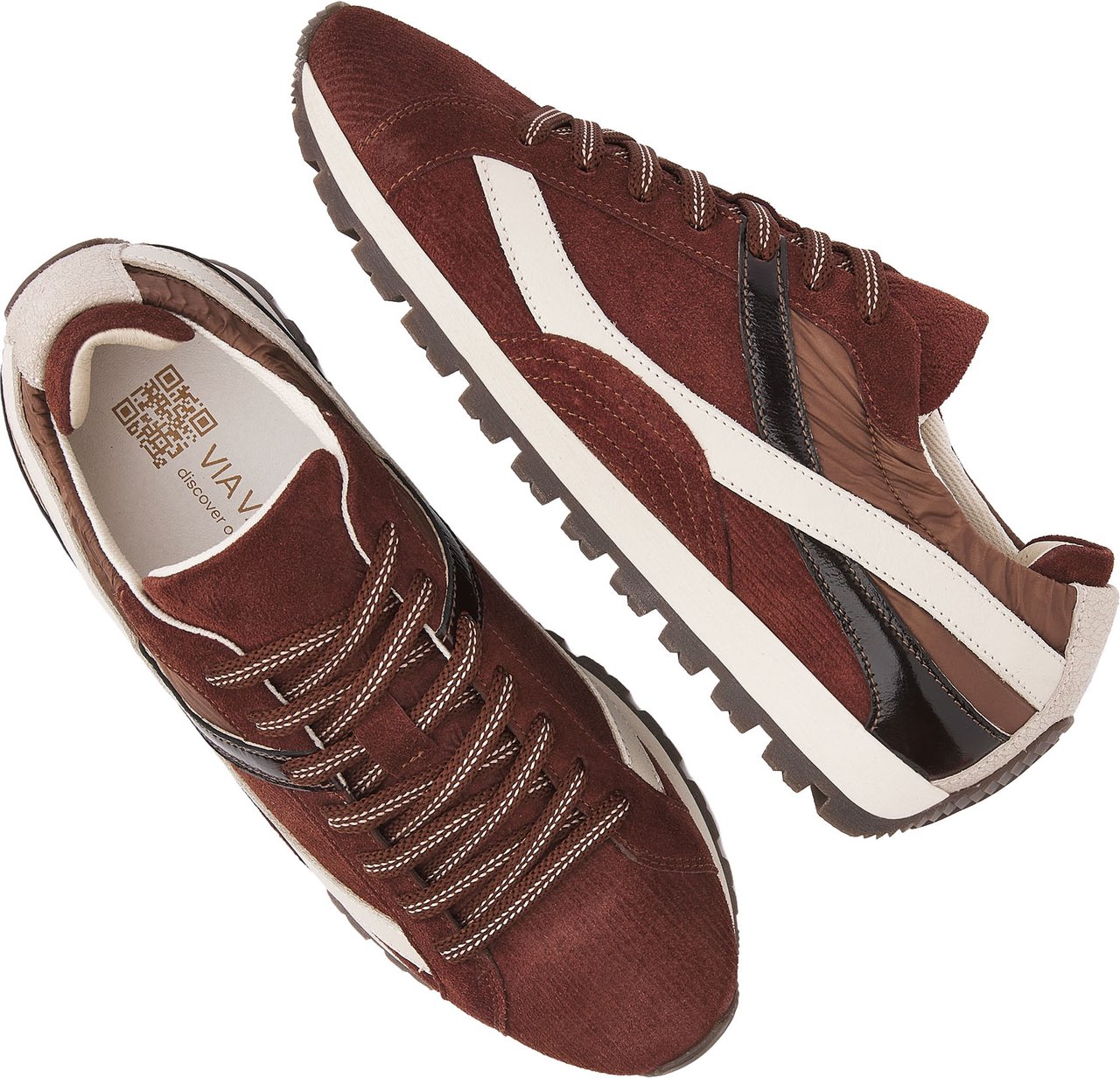 VIA VAI Scott Nala Sneakers Maroon