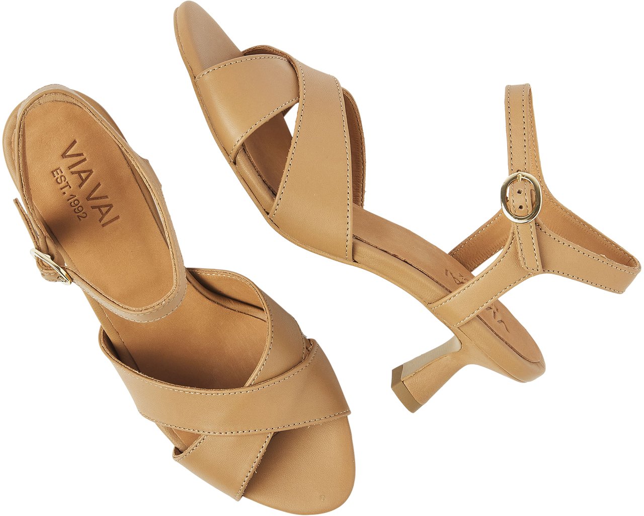 VIA VAI Lily Ruth Sandalen Bruin