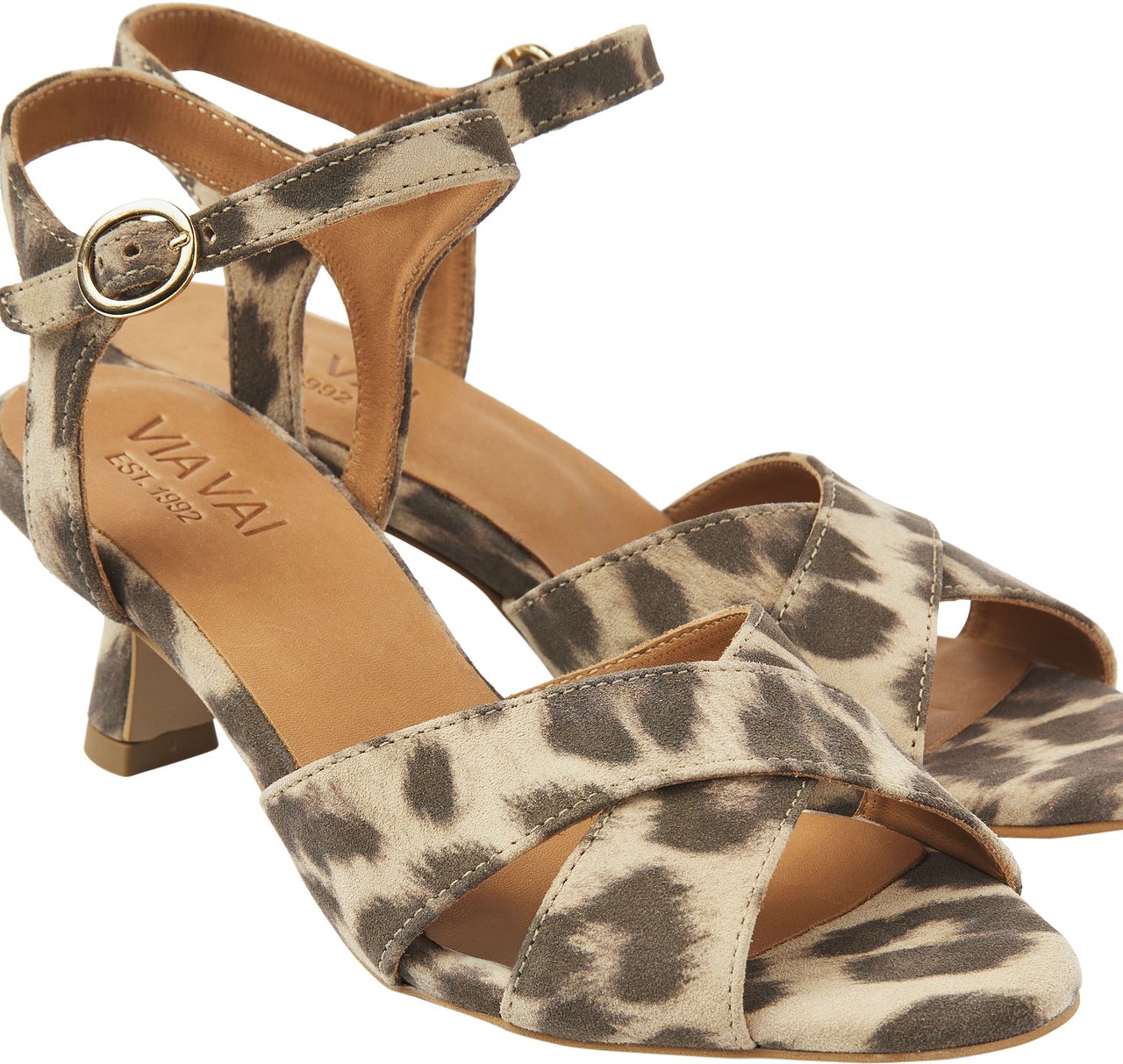 VIA VAI Lily Ruth Sandalen Dierenprint