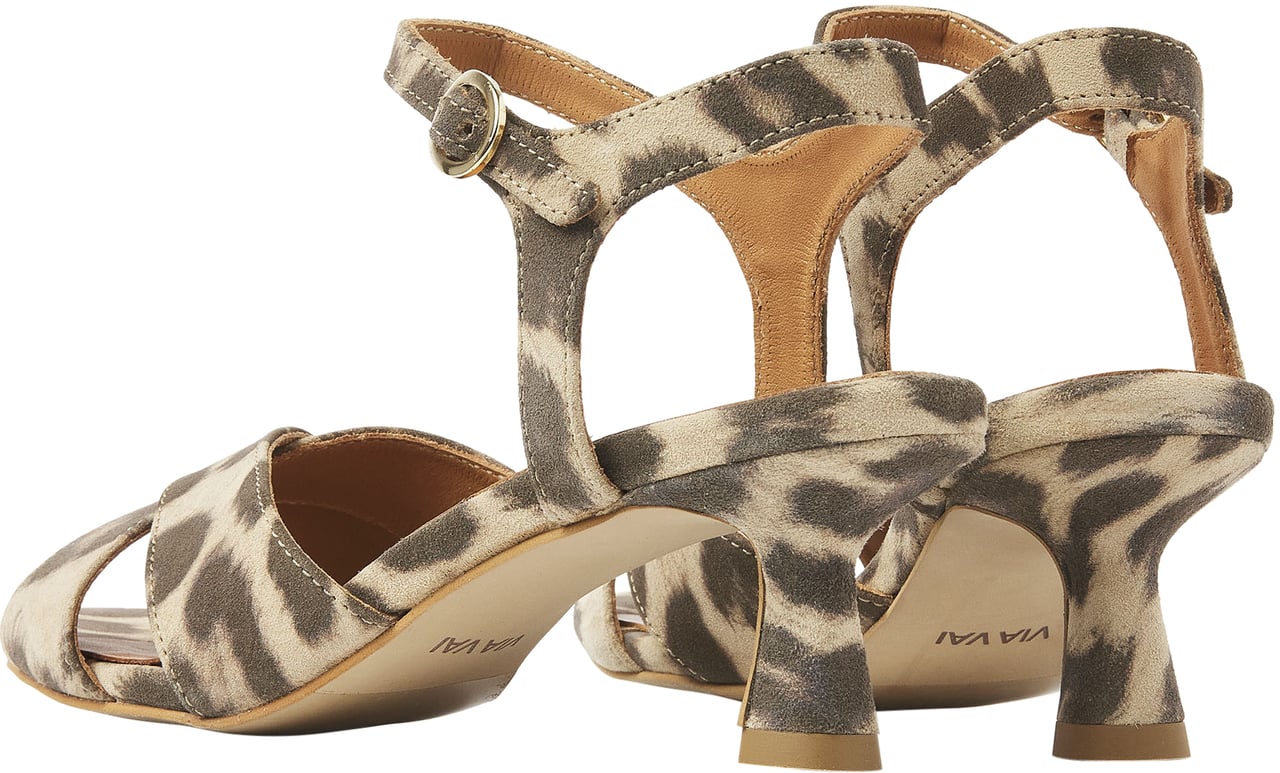VIA VAI Lily Ruth Sandalen Dierenprint