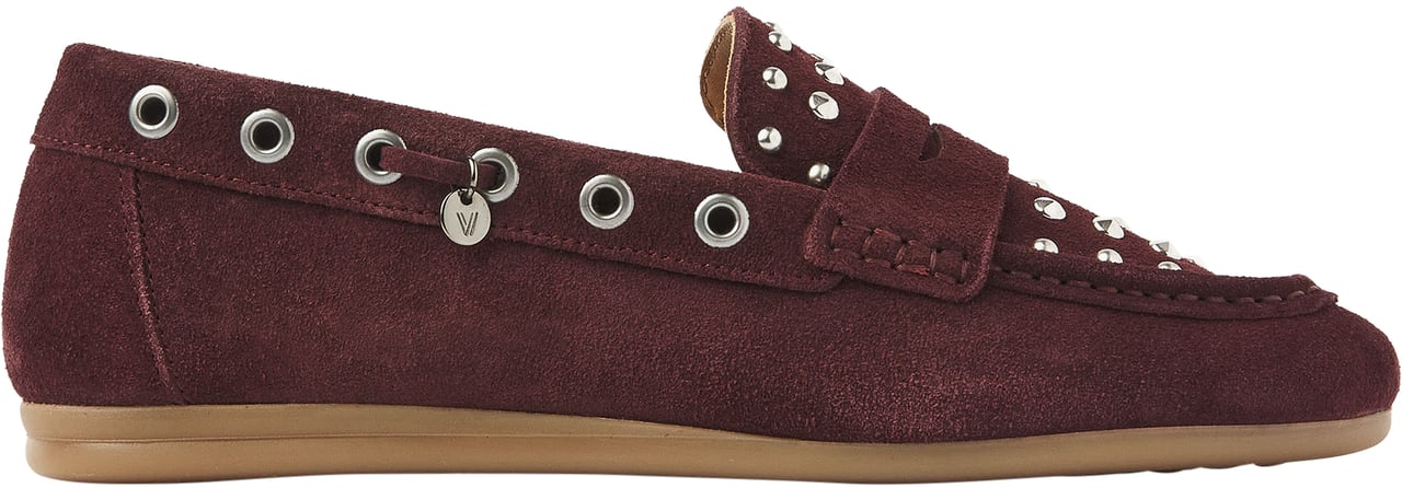VIA VAI June Macy Loafers Maroon