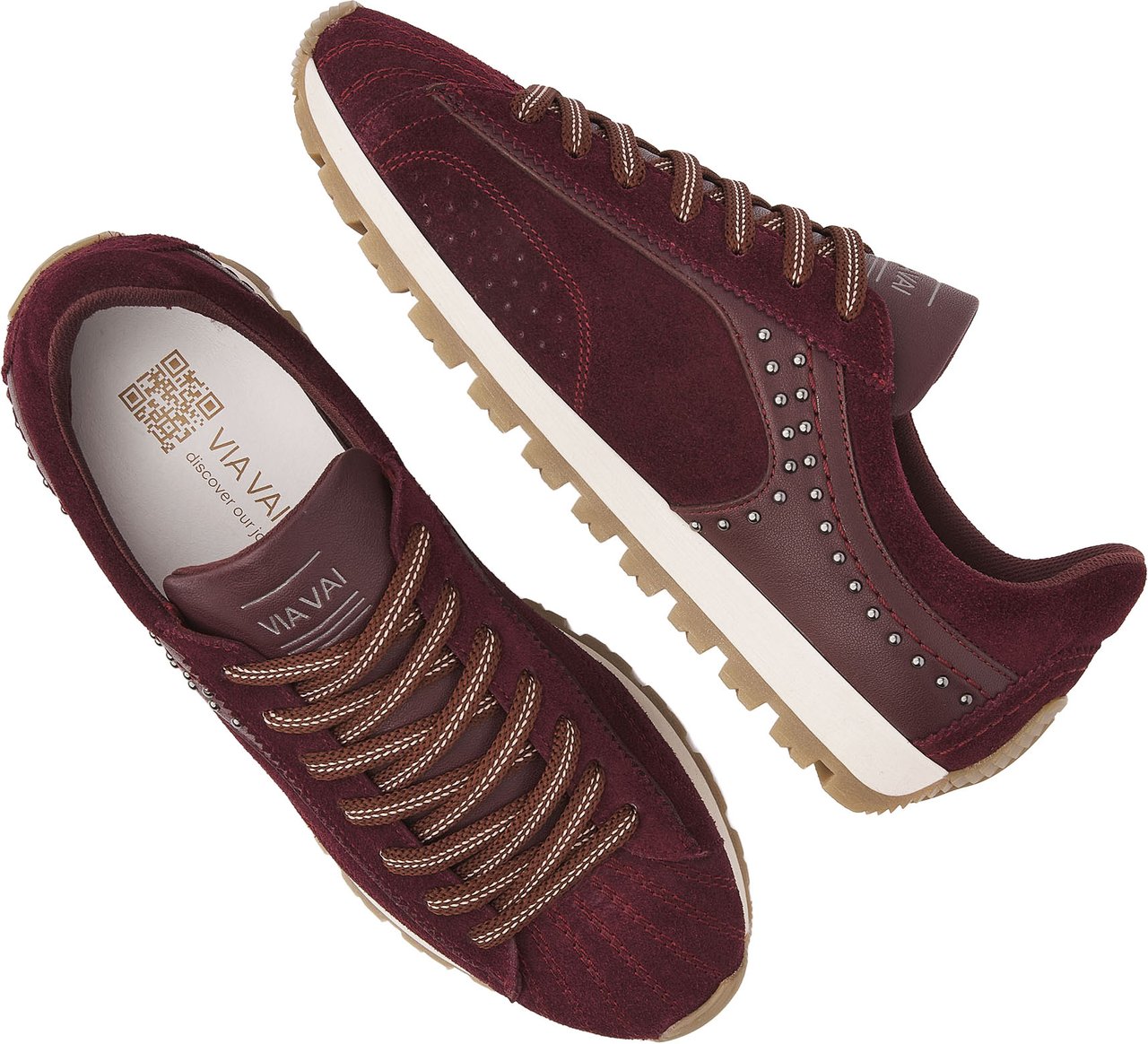VIA VAI Scott Kyle Sneakers Maroon