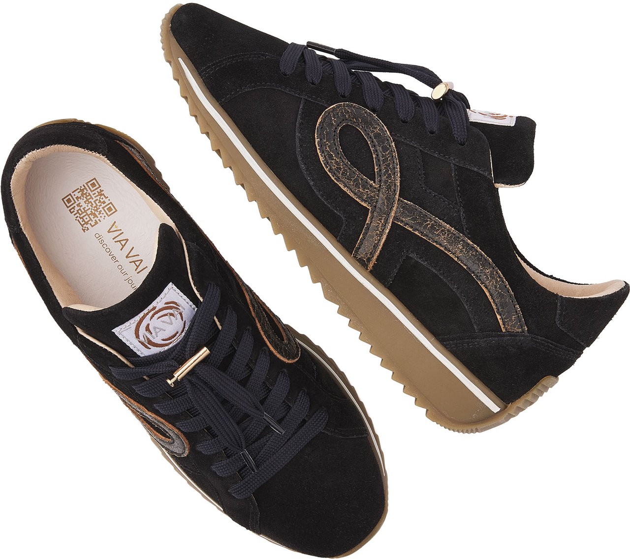 VIA VAI Mikki Eve Sneakers Zwart