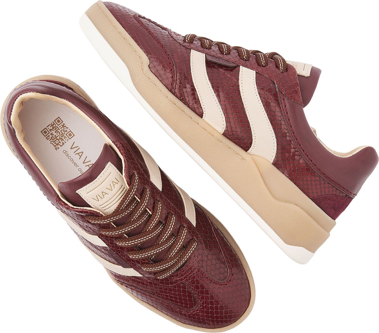 VIA VAI Sam Naomi Sneakers Maroon