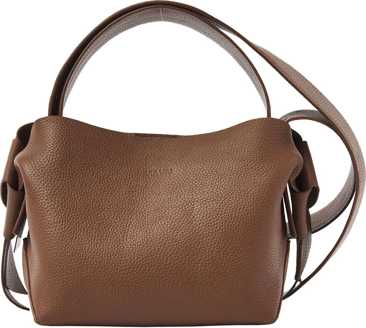 VIA VAI Nodo Fabi Crossbody Tas Bruin
