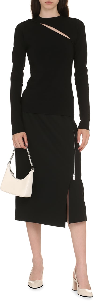 Victoria Beckham Knitted T-shirt Zwart