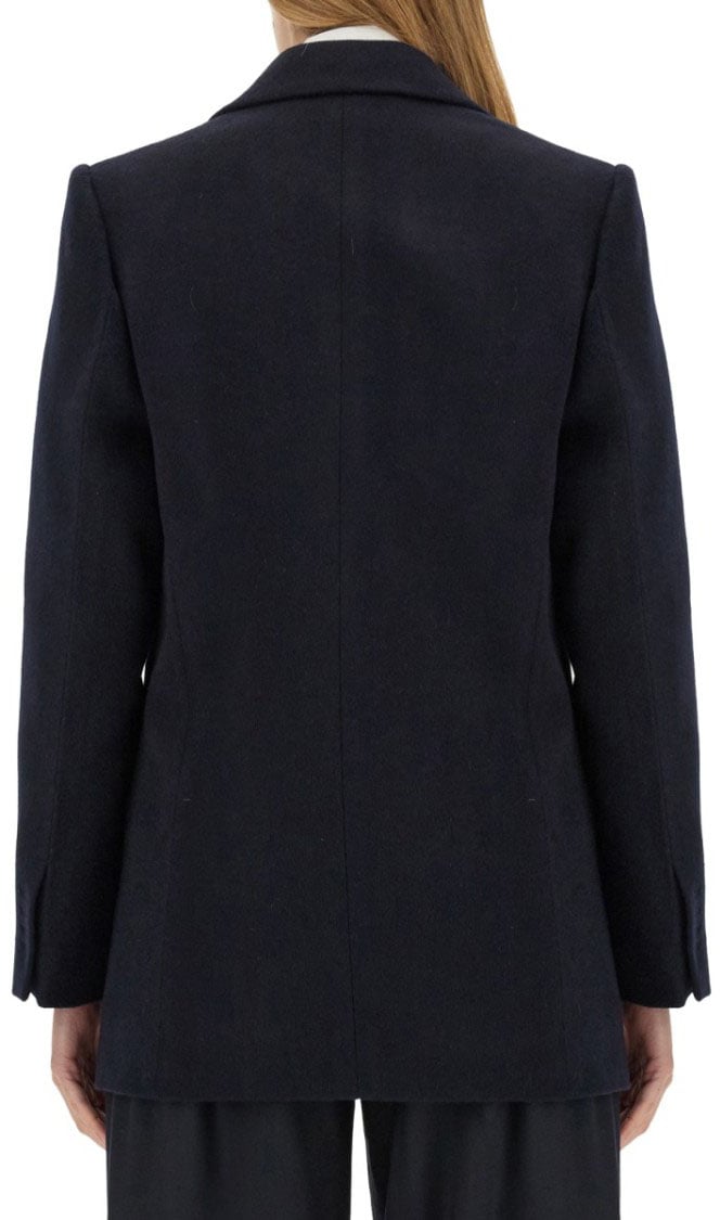 Victoria Beckham "Peak Label" Jacket Blauw
