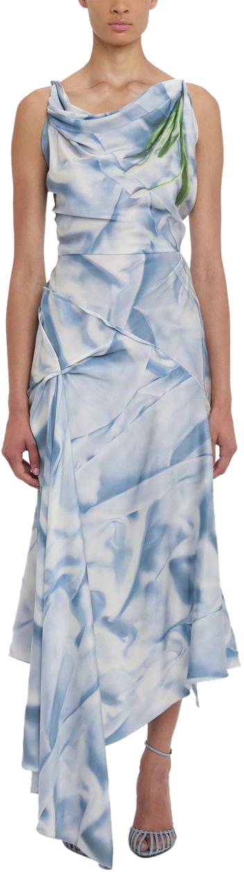 Victoria Beckham Dresses Blue Blauw