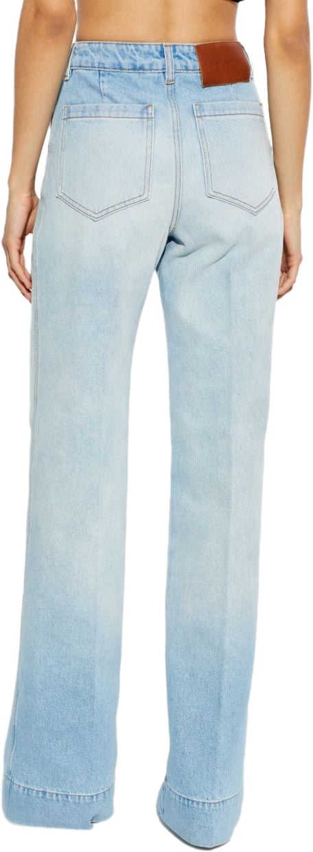 Victoria Beckham Jeans Clear Blue Blauw