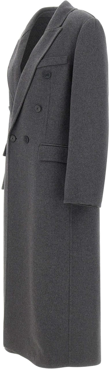 Victoria Beckham Coats Grey Donkergrijs