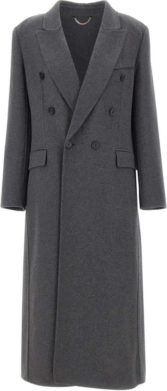 Victoria Beckham Coats Grey Donkergrijs