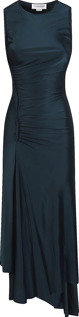 Victoria Beckham Sleeveless Dress Green Groen