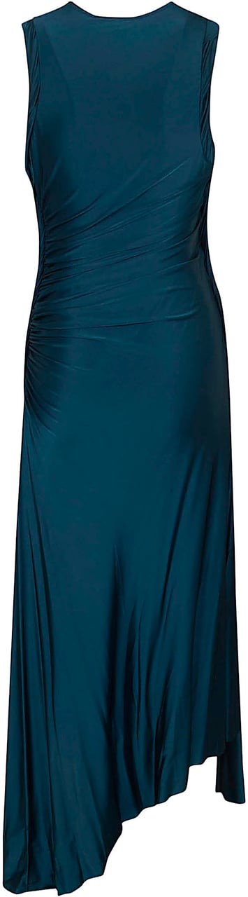 VICTORIA BECKHAM SLEEVELESS TWIST DETAIL DRESS Lichtblauw