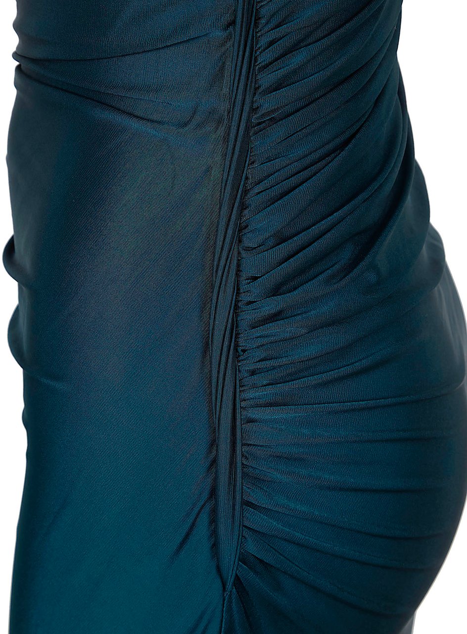VICTORIA BECKHAM SLEEVELESS TWIST DETAIL DRESS Lichtblauw
