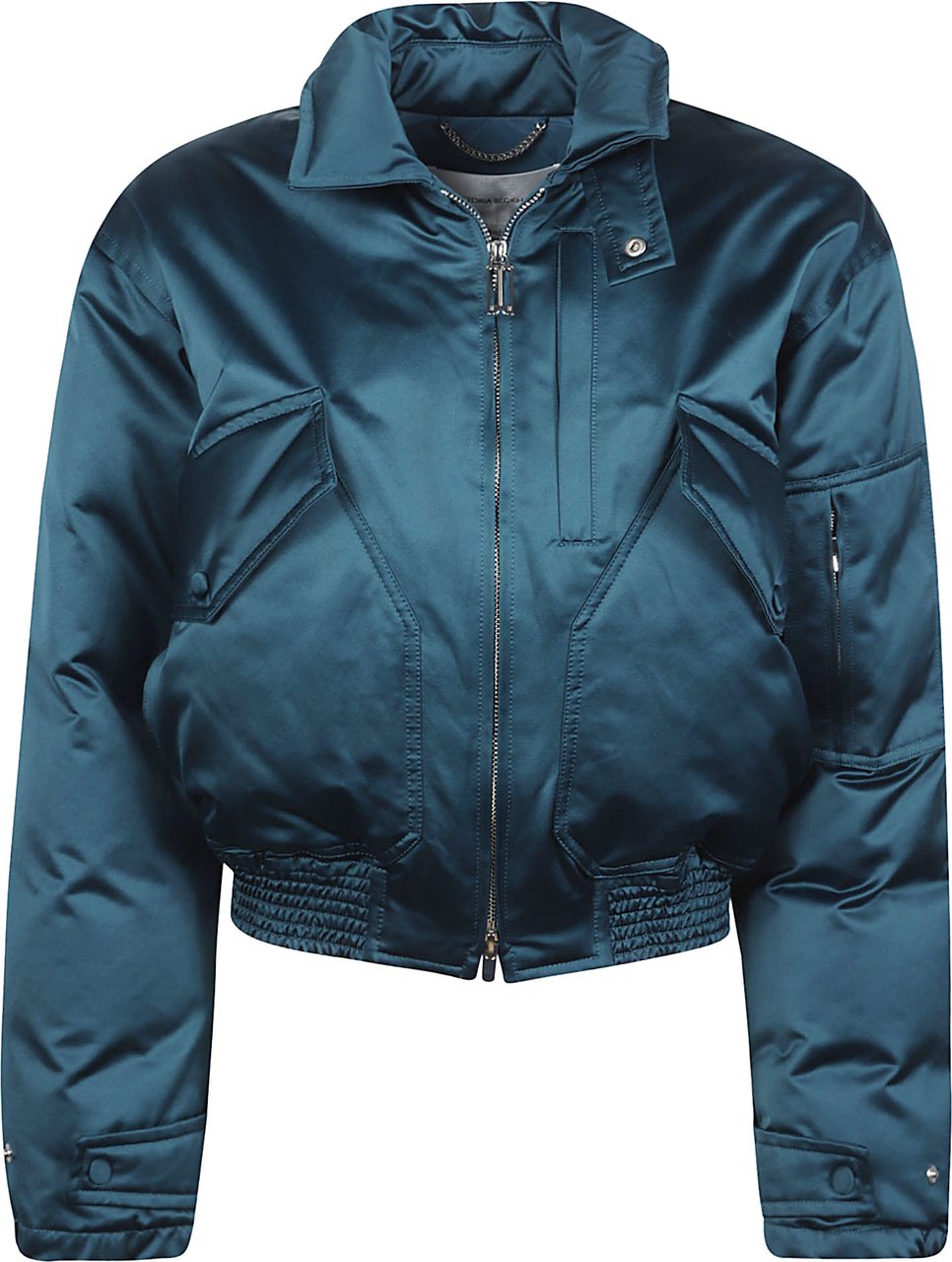 Victoria Beckham Padded Bomber Jacket Blauw