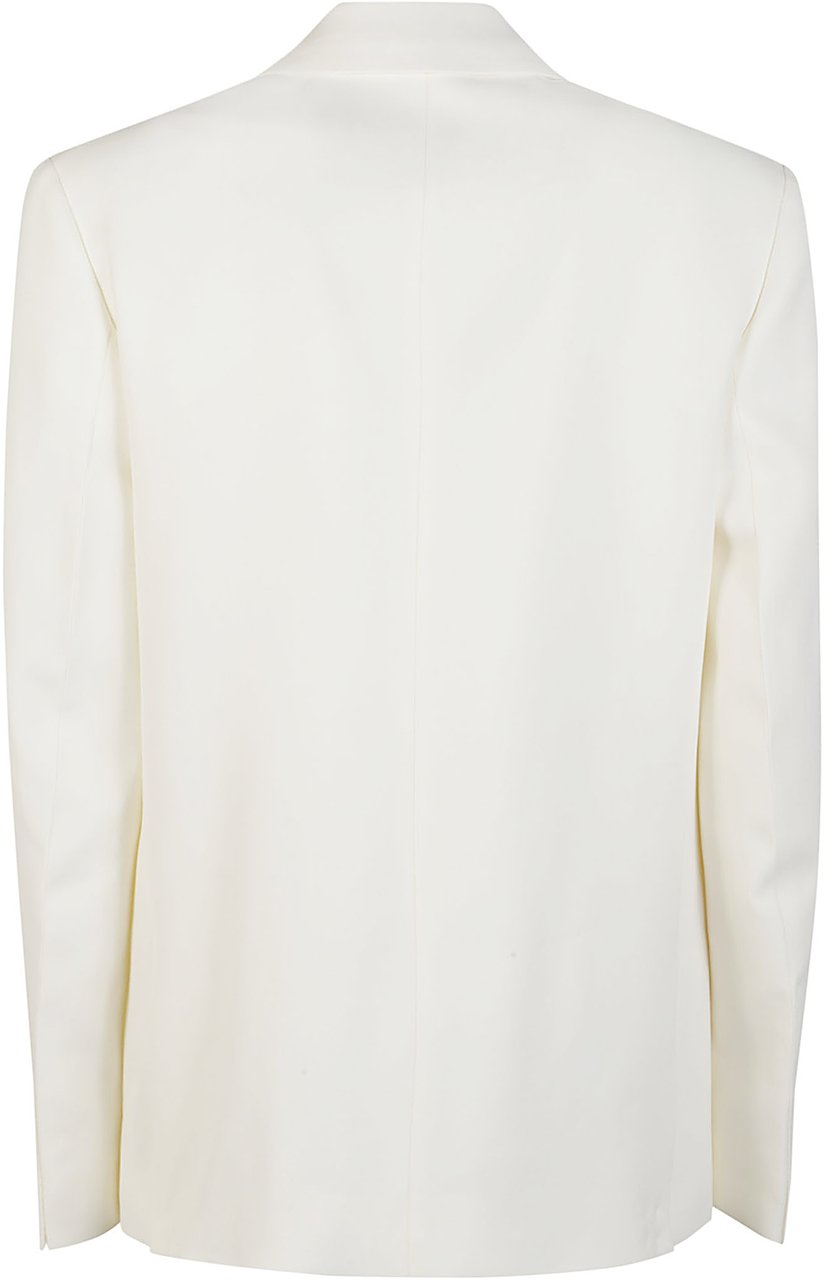 Victoria Beckham Double Brested Jacket White Wit