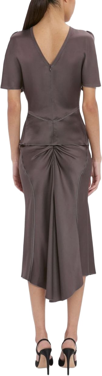 Victoria Beckham Top Mud Taupe