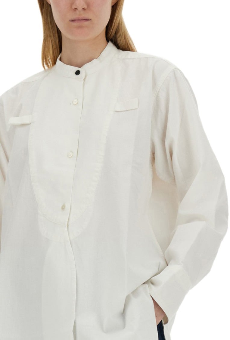 Victoria Beckham Cotton Shirt Wit