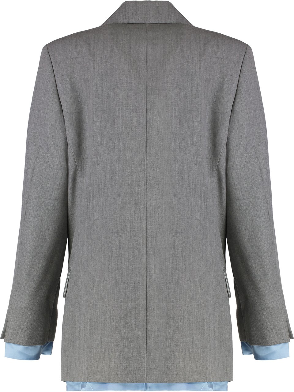 Victoria Beckham Wool blazer Grijs