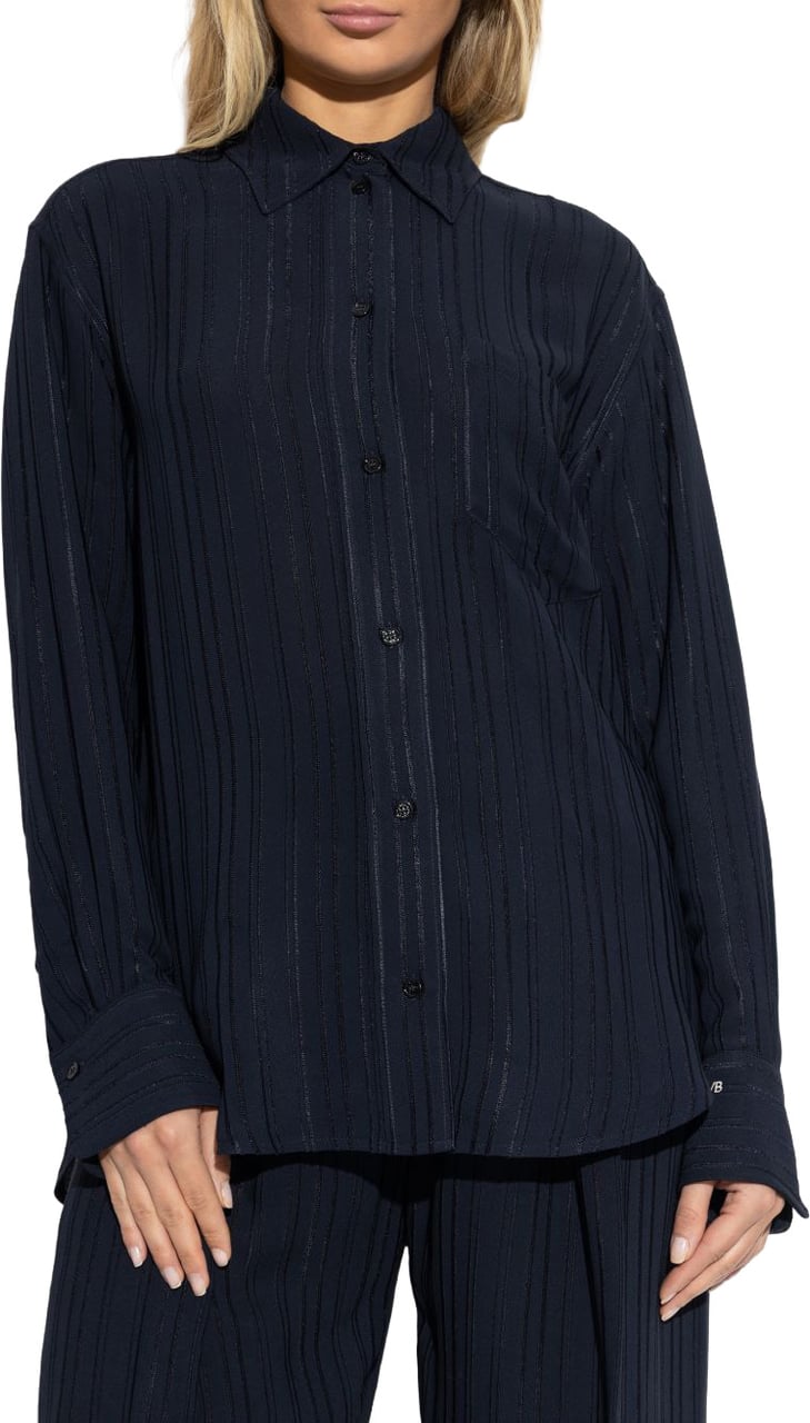 Victoria Beckham Shirts Blue Navy