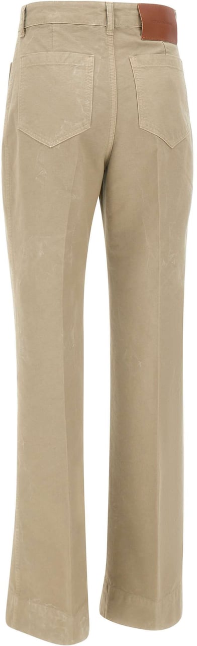 Victoria Beckham Jeans Green Beige