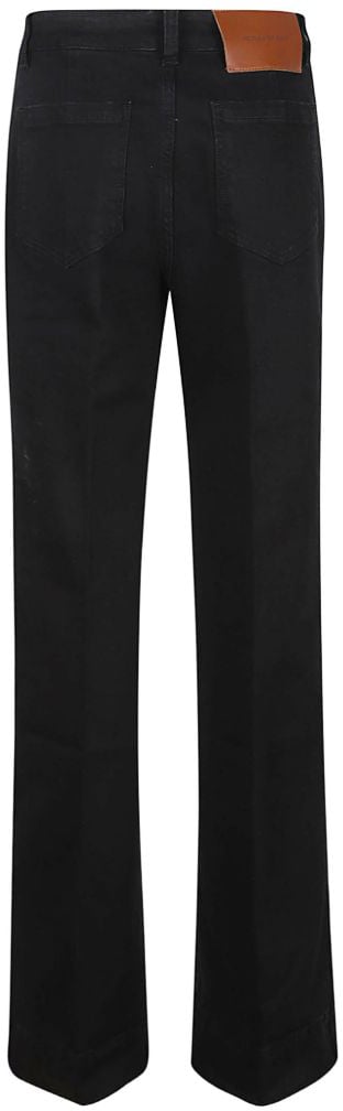 Victoria Beckham Jeans Washed Black Zwart