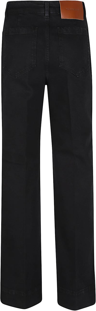 Victoria Beckham Alina Stretch Jeans Black Zwart