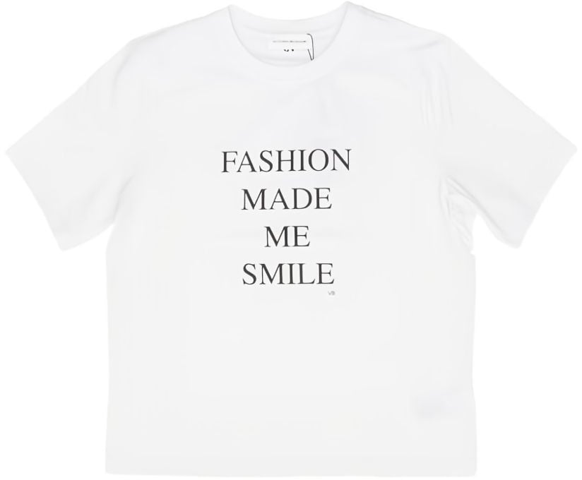 Victoria Beckham T-Shirts And Polos White Fashion Offender Wit