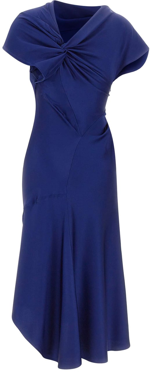 Victoria Beckham Dresses Blue Blauw