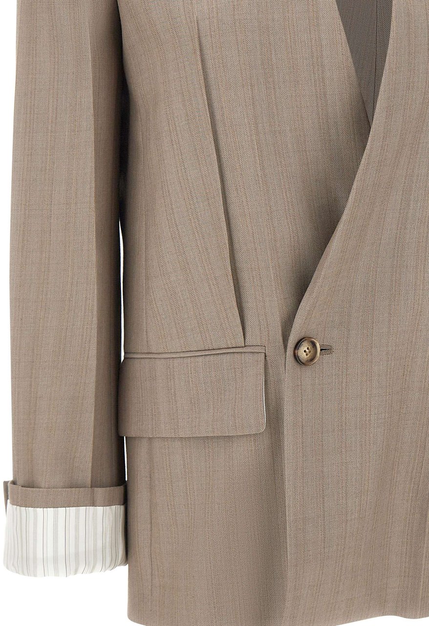 Victoria Beckham Jackets Brown Taupe