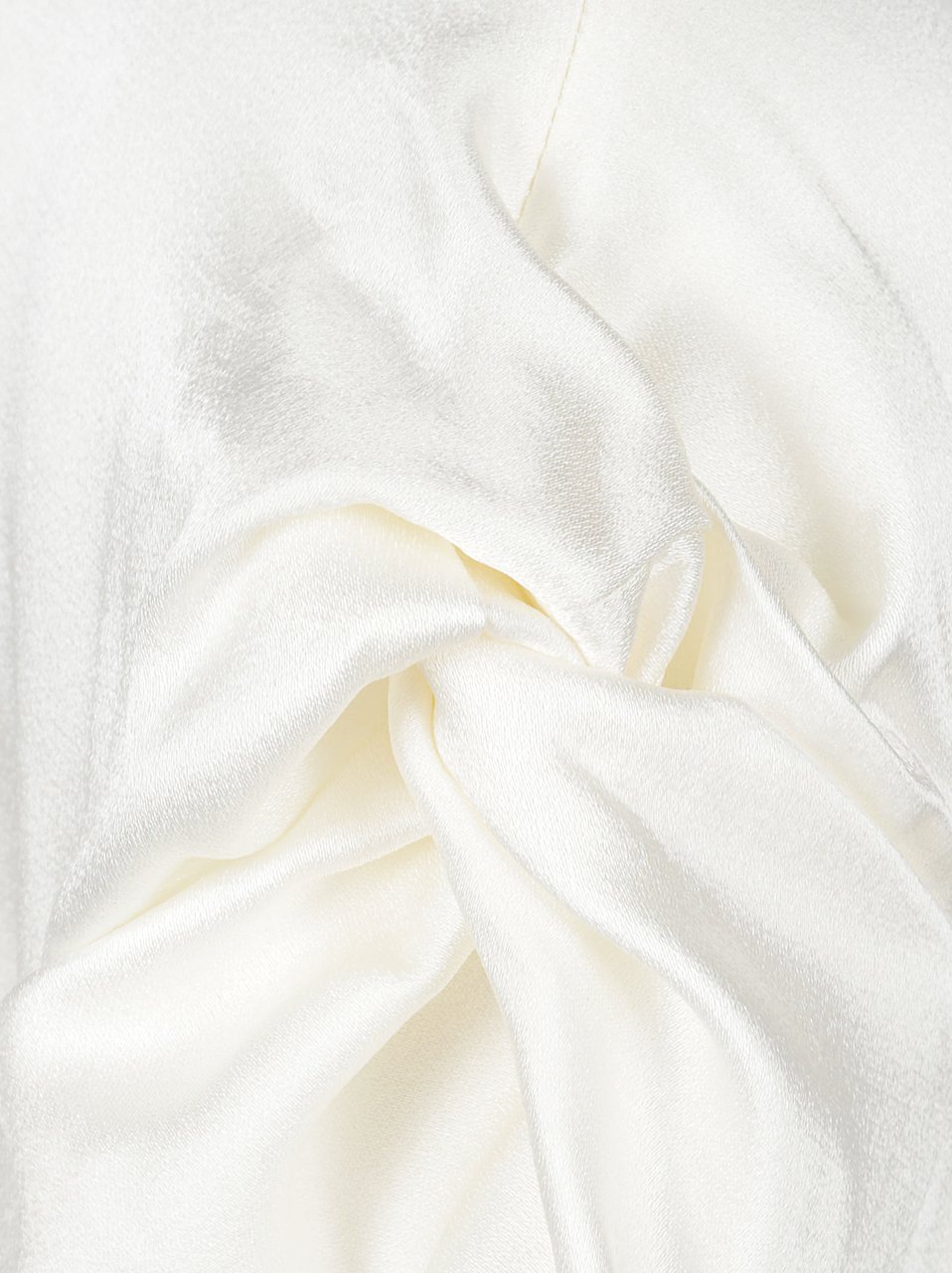 Victoria Beckham Twist Shoulder Blouse Wit