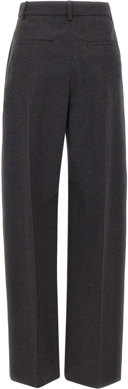 Victoria Beckham Trousers Grey Donkergrijs