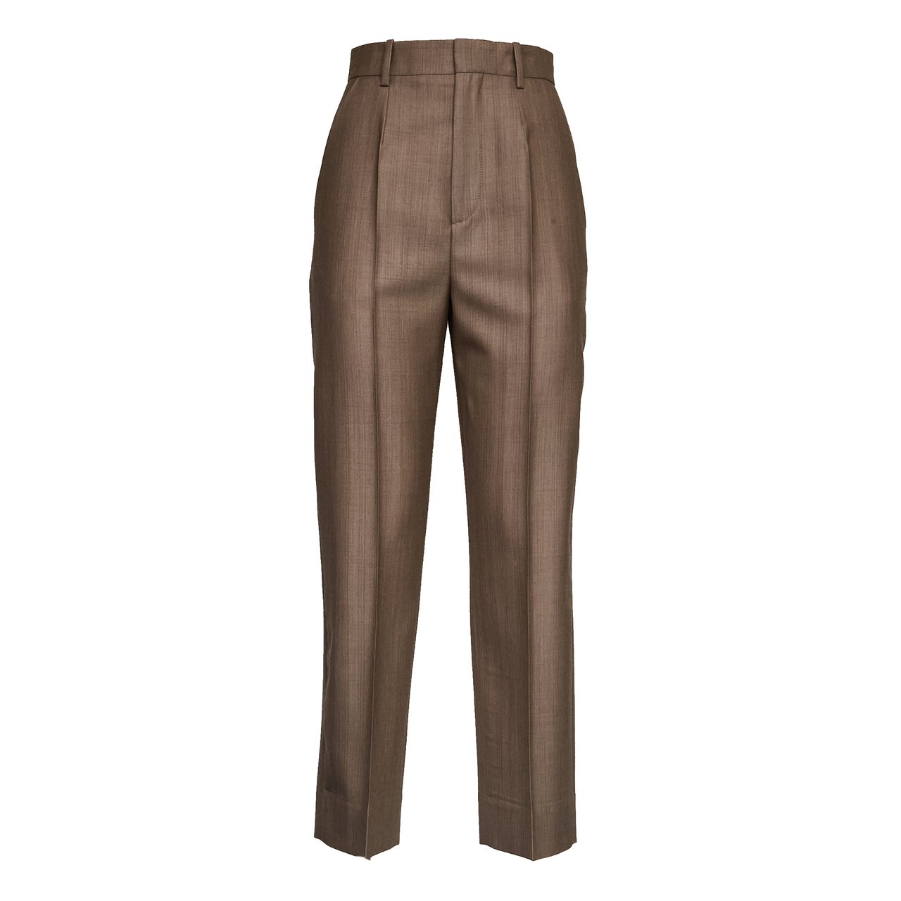 Victoria Beckham Mid Rise Relaxed 3/4 Cropped Pants Bruin