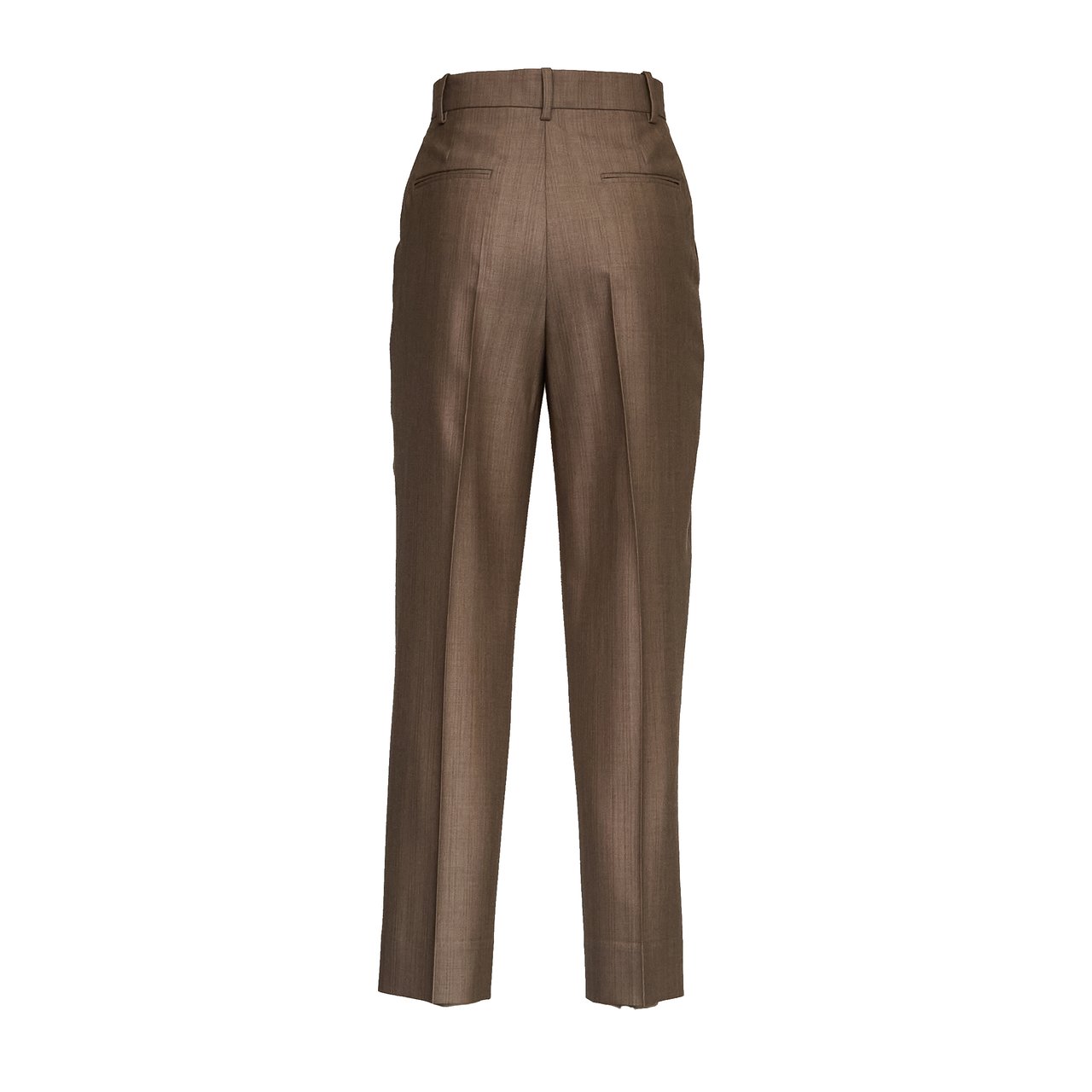 Victoria Beckham Mid Rise Relaxed 3/4 Cropped Pants Bruin