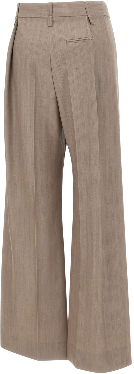 Victoria Beckham Trousers Brown Taupe