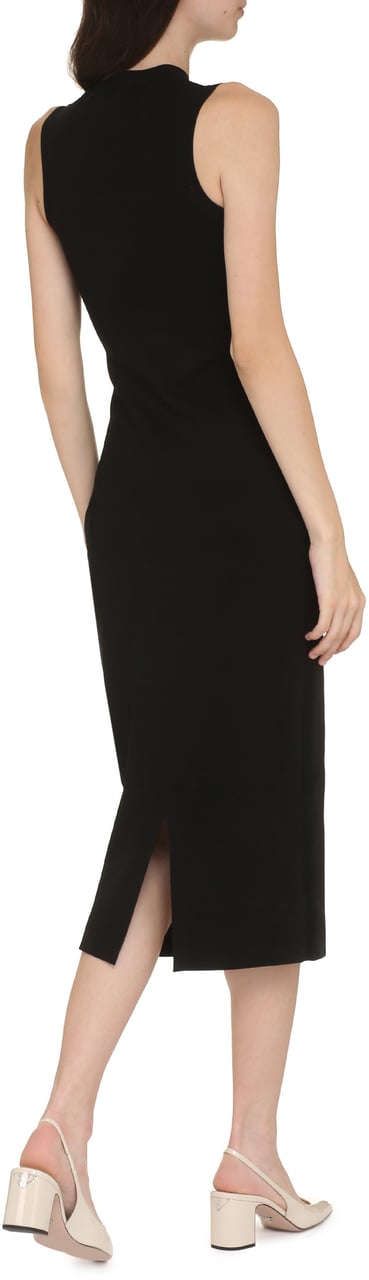Victoria Beckham Knitted dress Zwart