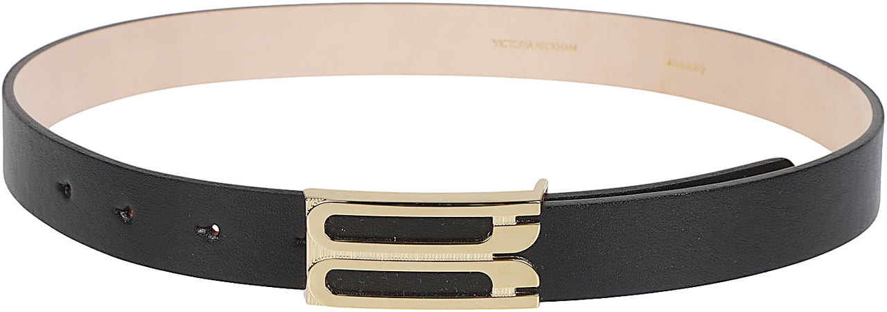 Victoria Beckham Dorian Regular Frame Belt Black Zwart