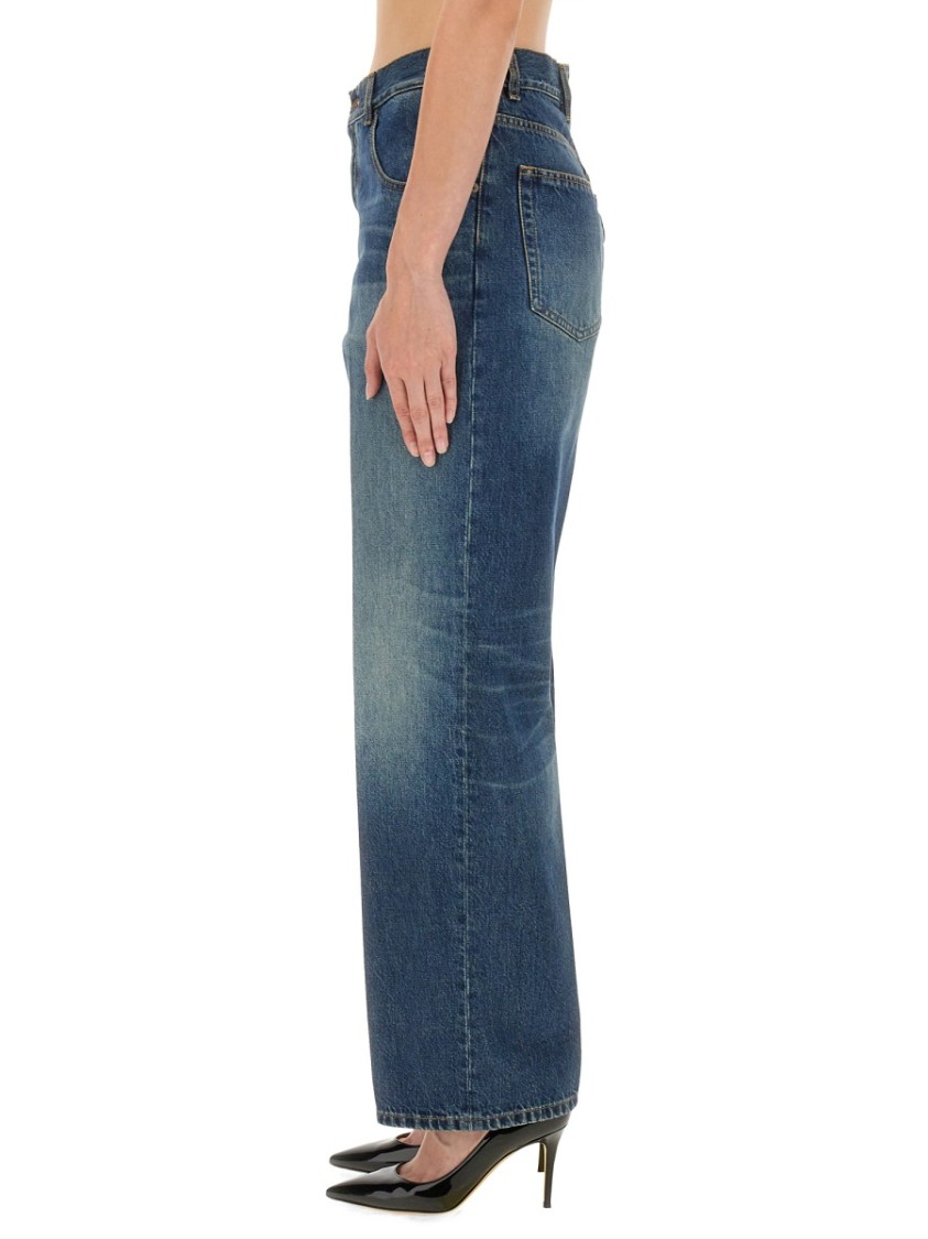 Victoria Beckham Boyfriend Jeans Blauw