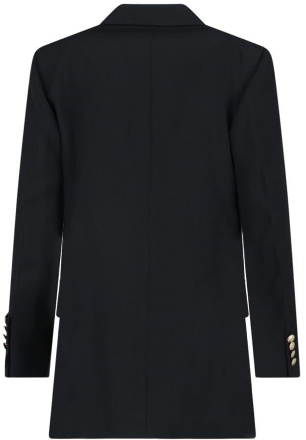 Victoria Beckham Double-Breasted Blazer – Black Zwart