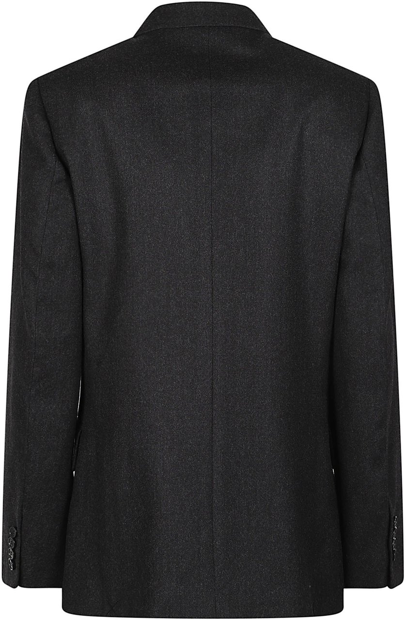 Victoria Beckham Beatrice Double Breasted Jacket Grey Grijs