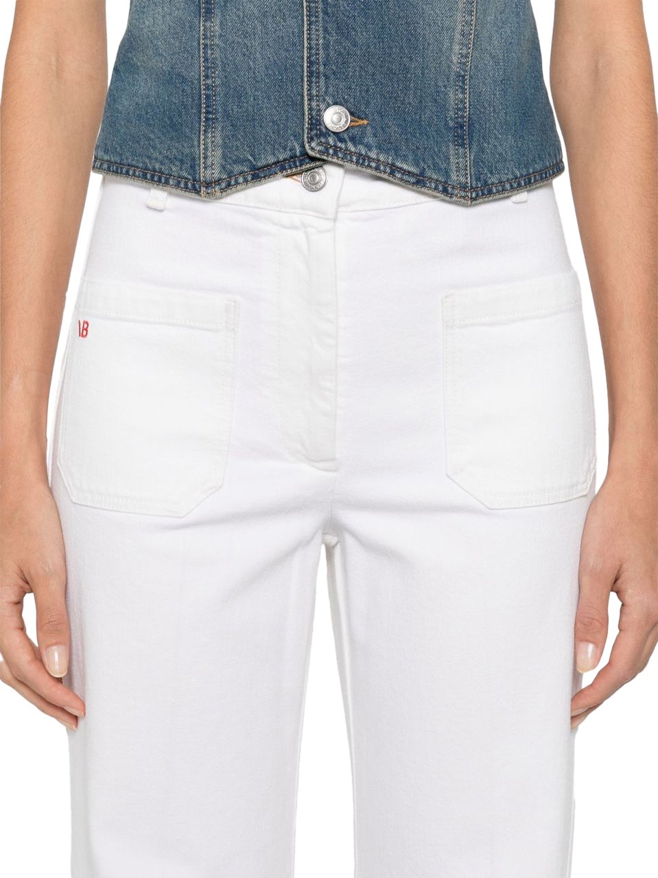 Victoria Beckham Victoria Beckham Jeans White Wit