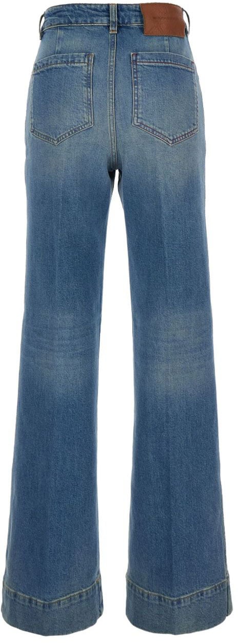 Victoria Beckham Jeans Clear Blue Blauw