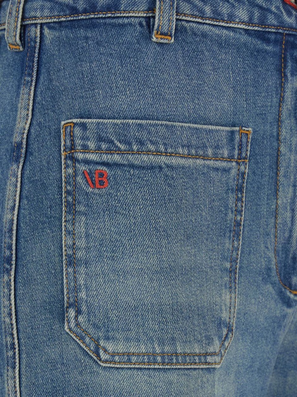 Victoria Beckham Jeans Clear Blue Blauw