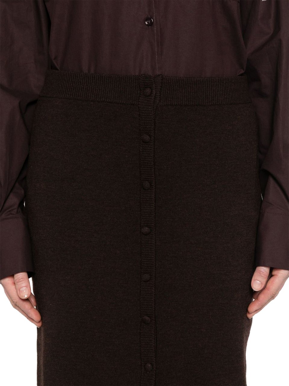 Victoria Beckham Skirts Brown Bruin