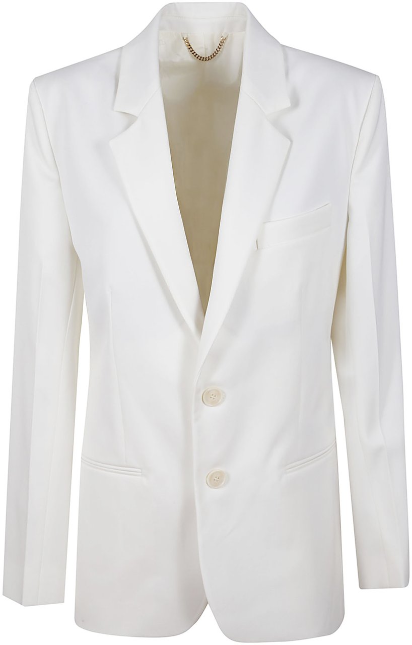 Victoria Beckham Classic Tailored Jacket Wit