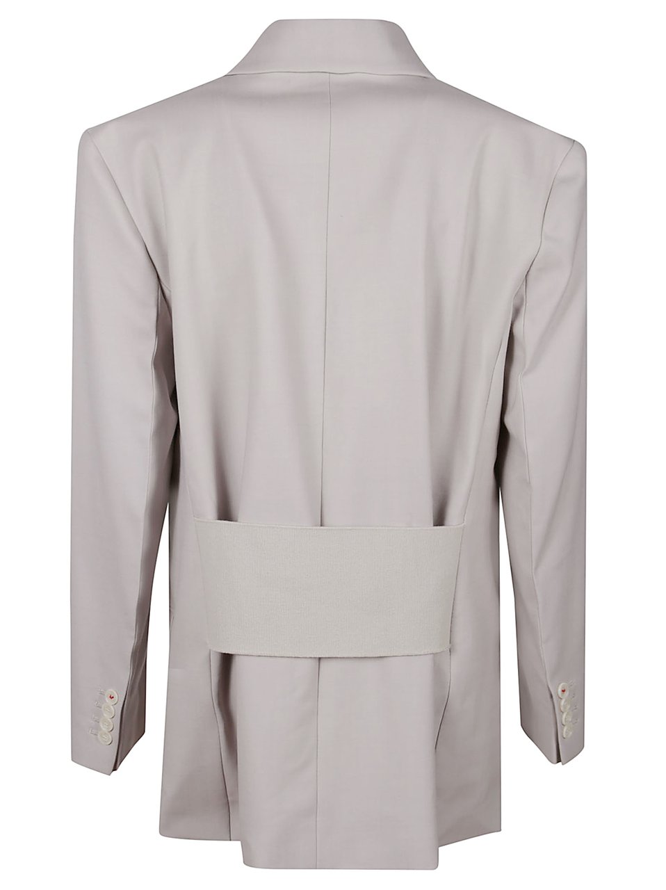 Victoria Beckham Relaxed Double Breasted Jacket Wit