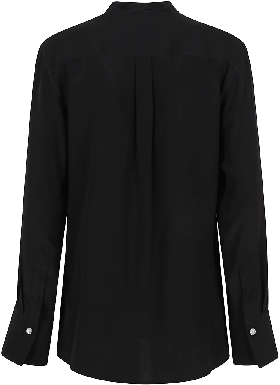 Victoria Beckham VICTORIA BECKHAM BIB DETAIL BLOUSE Zwart
