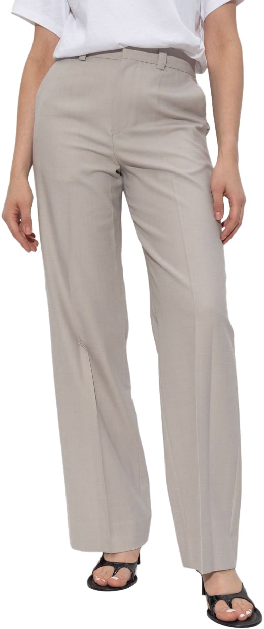 Victoria Beckham Trousers Grey Grijs