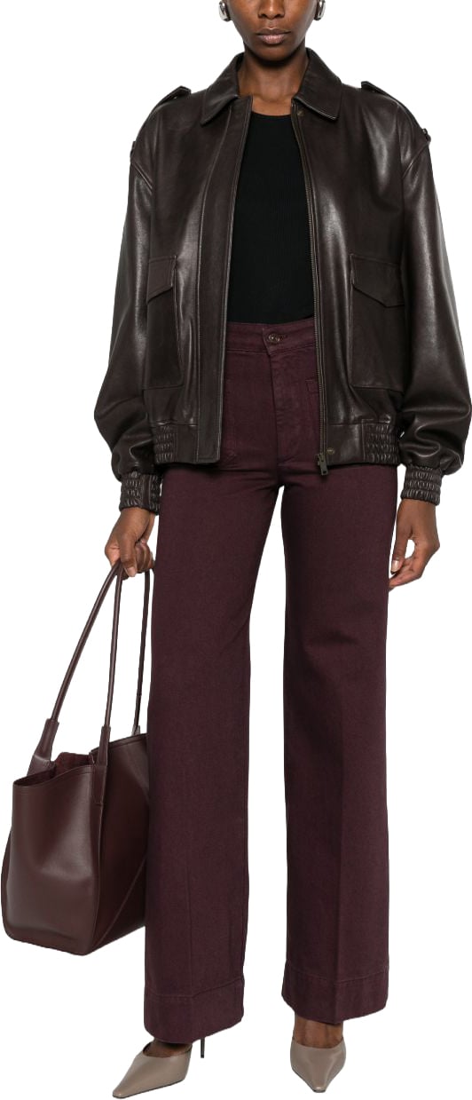 Victoria Beckham T-Shirts And Polos Acai Maroon